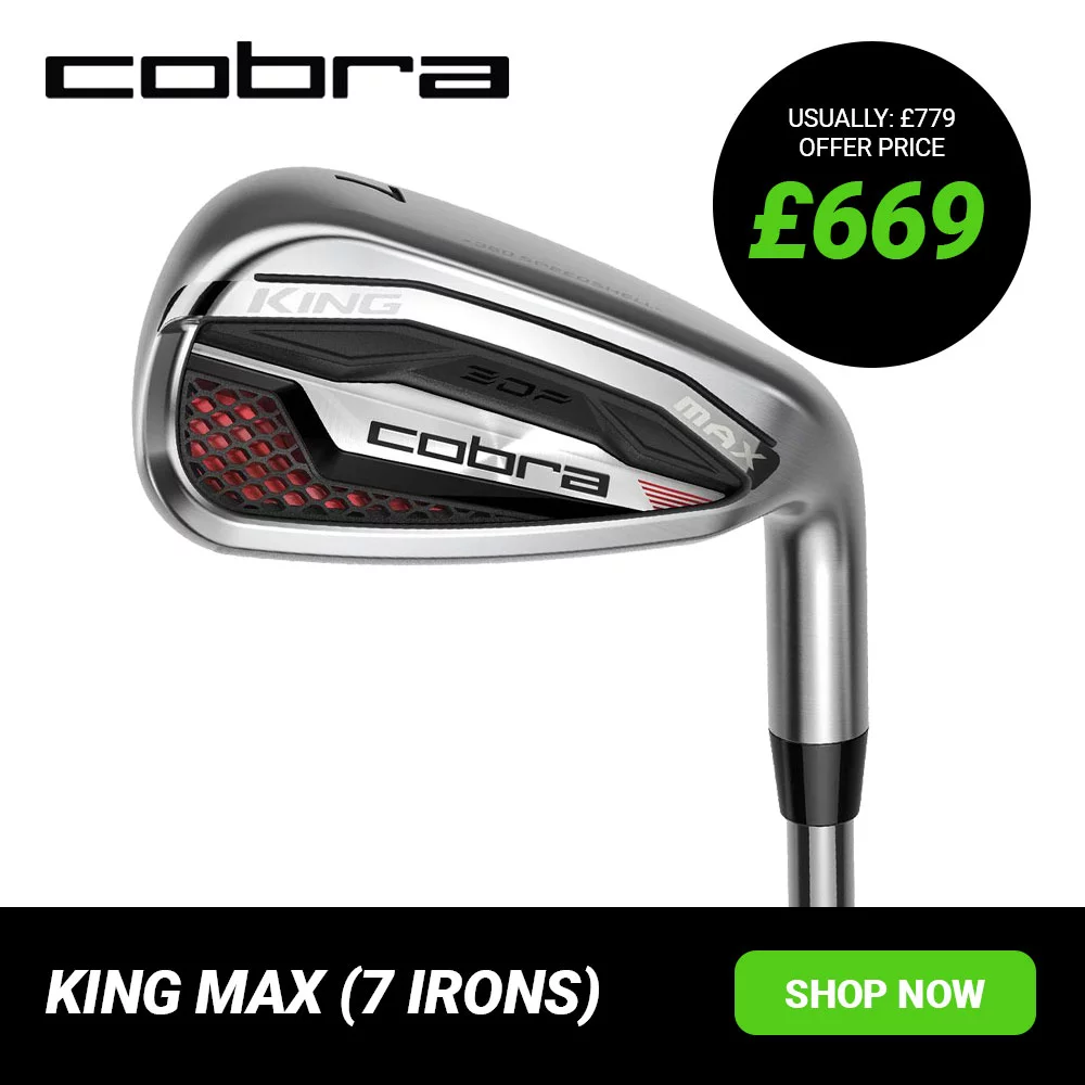 Cobra King Max Irons - 7 For 6