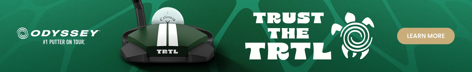 Odyssey TRTL Putters Banner