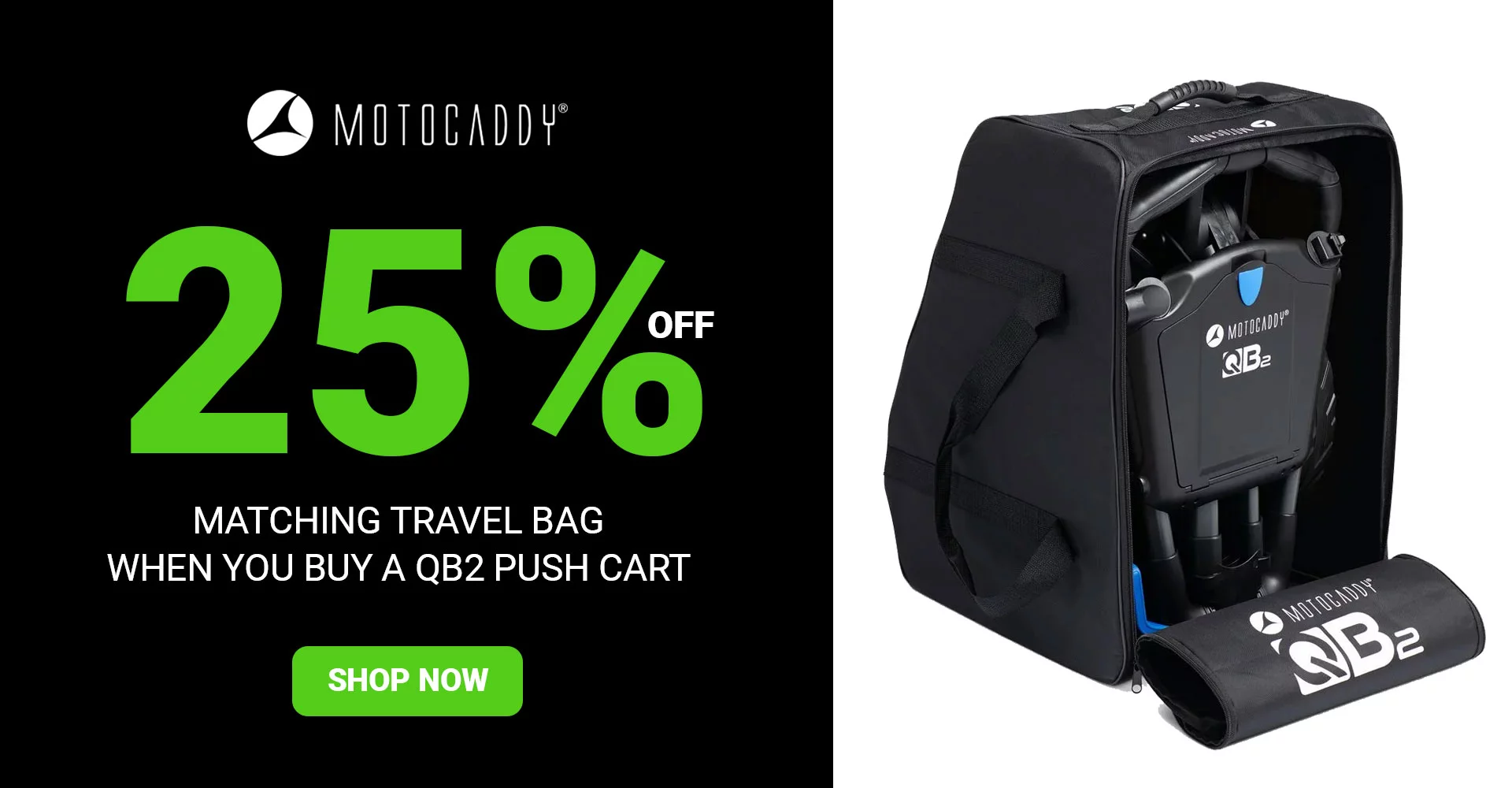 Motocaddy QB2 Push Cart Offer
