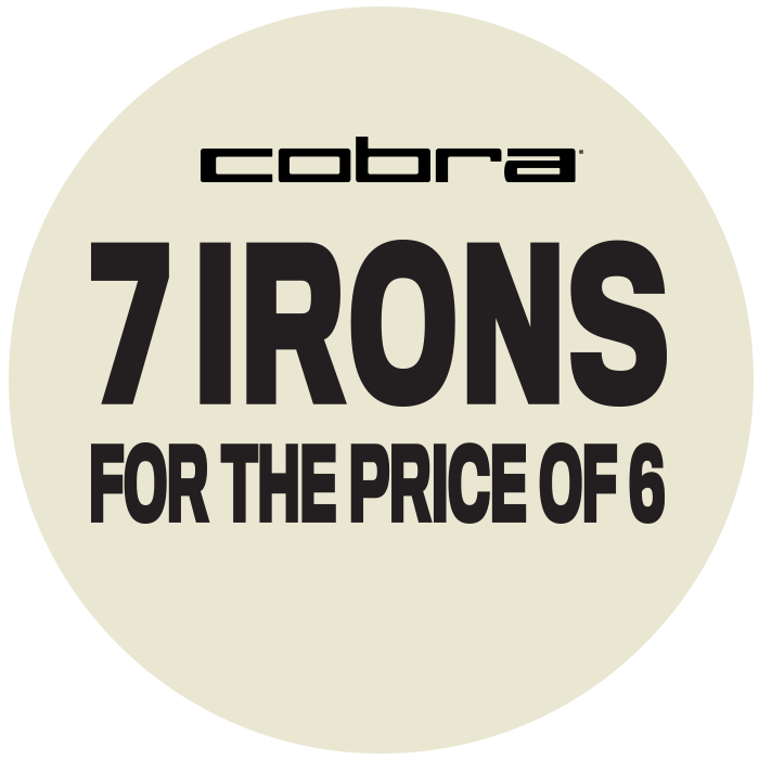 7 FOR 6! Cobra Irons Offer