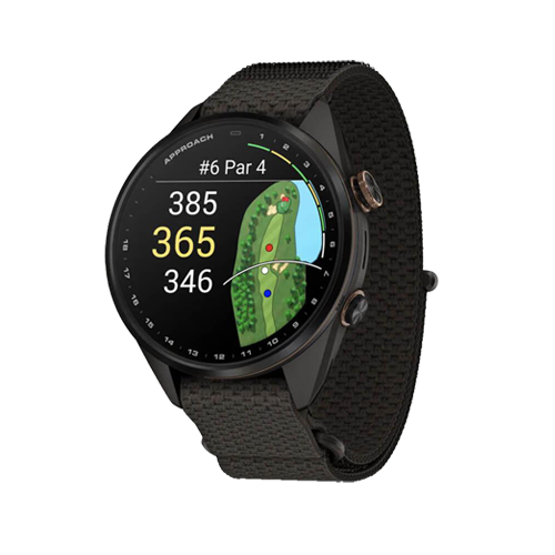 Garmin Approach S72 47mm GPS Golf Smartwatch in Carbon Gray and Red