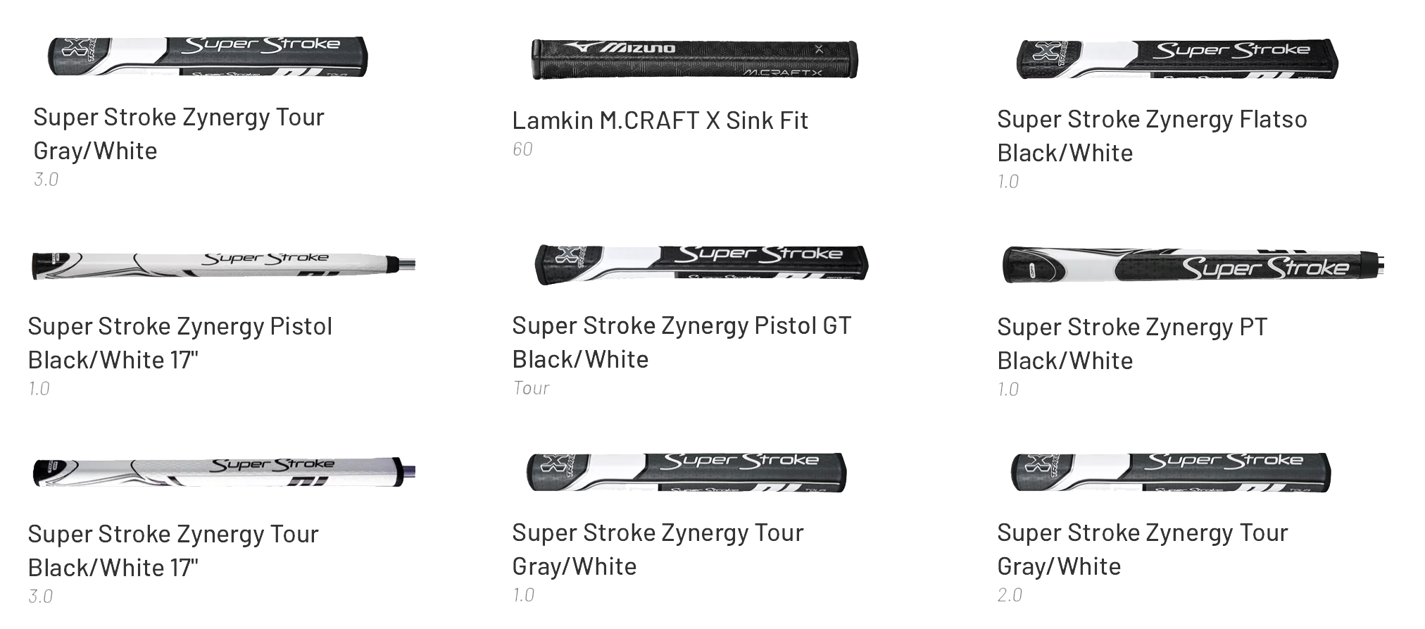 Mizuno Custom Putter Grips