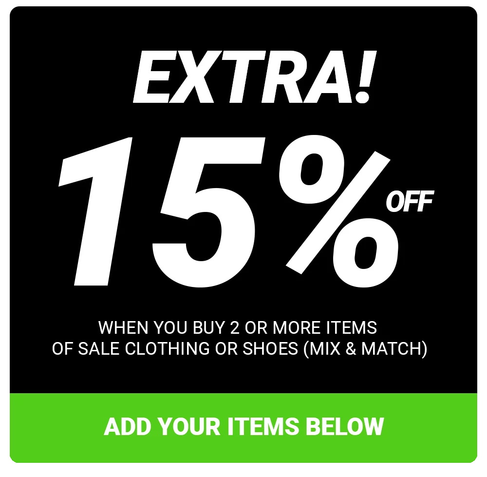 15% Off Clothing & Shoes Offer