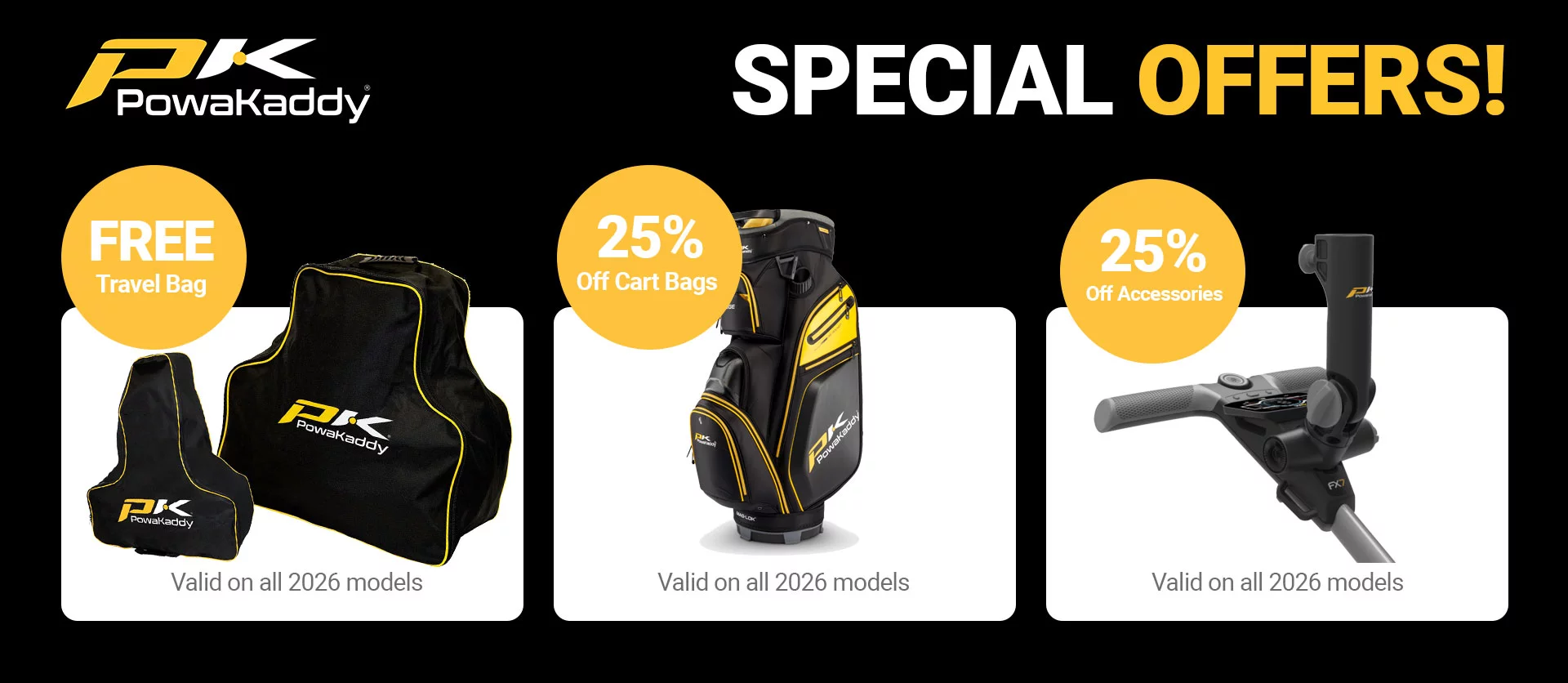 PowaKaddy 2026 Range