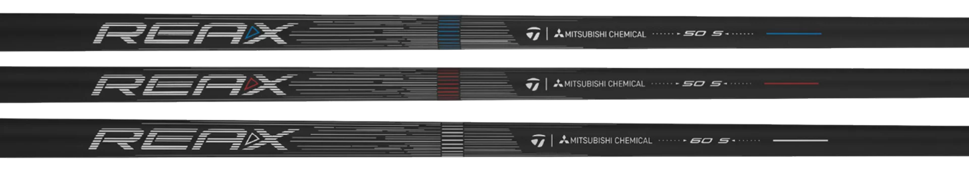REAX shaft options available for the TaylorMade Qi4D Max Driver