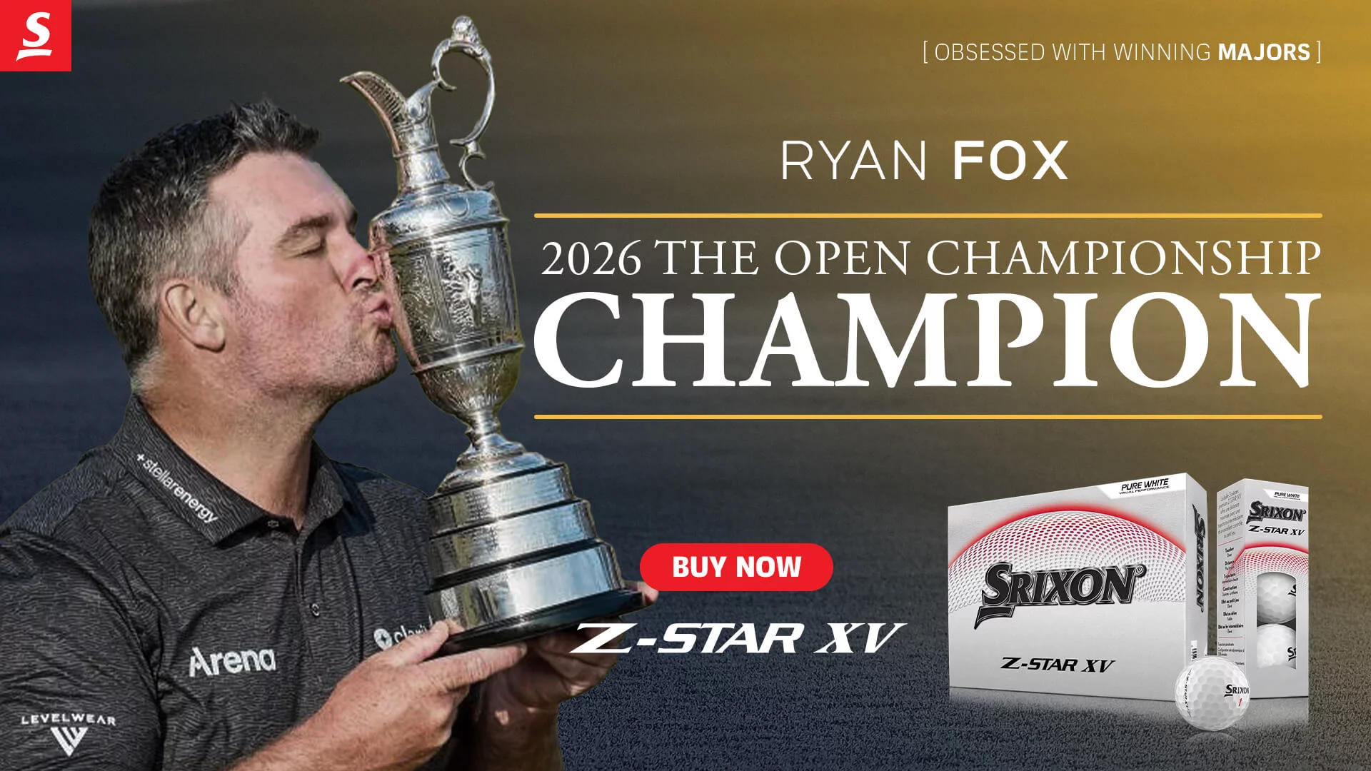 Ryan Fox Srixon XV Golf Balls Banner
