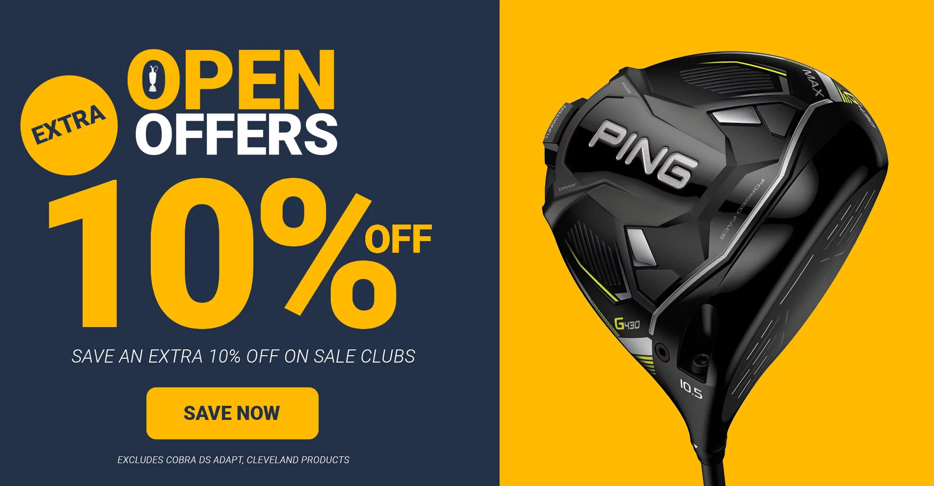 Extra 10% Off Sale Clubs