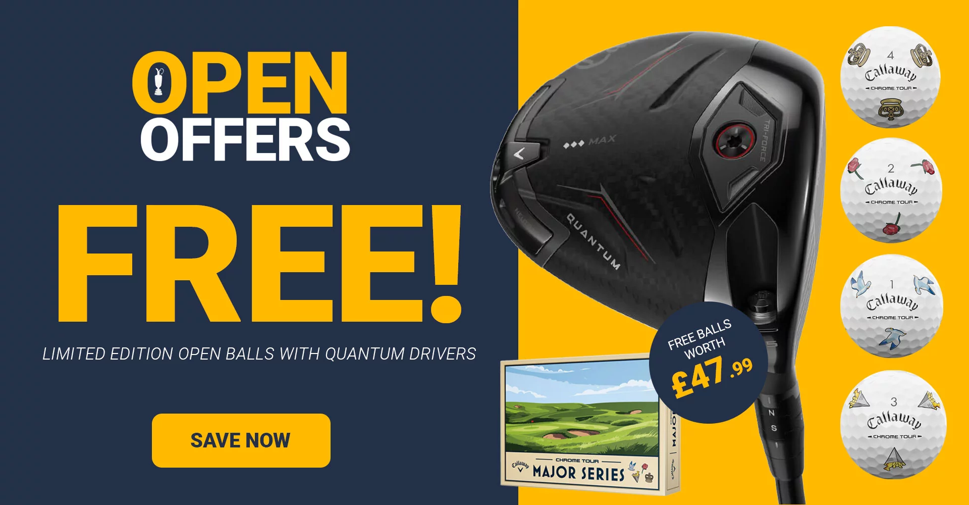 Free Balls with Quantum Drivers