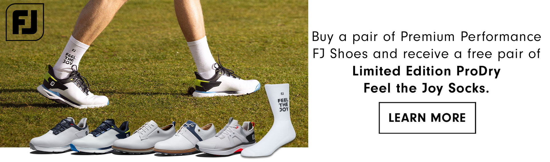 FootJoy Feel The Joy Socks Banner