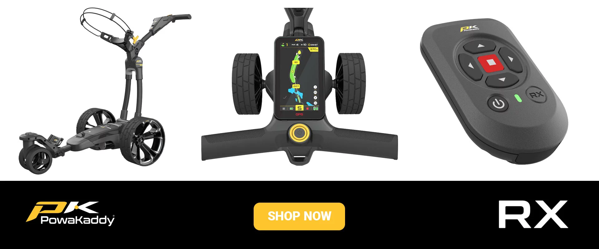 PowaKaddy RX Remote Range Banner
