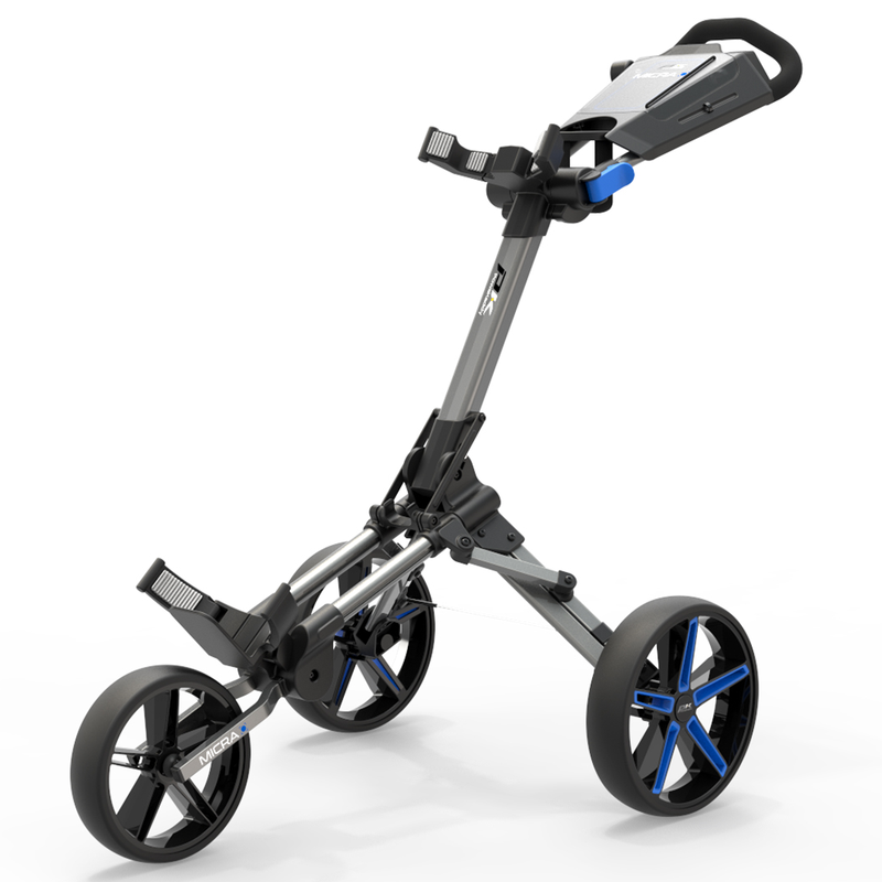 PowaKaddy MICRA Golf Push Trolley - Blue - main image