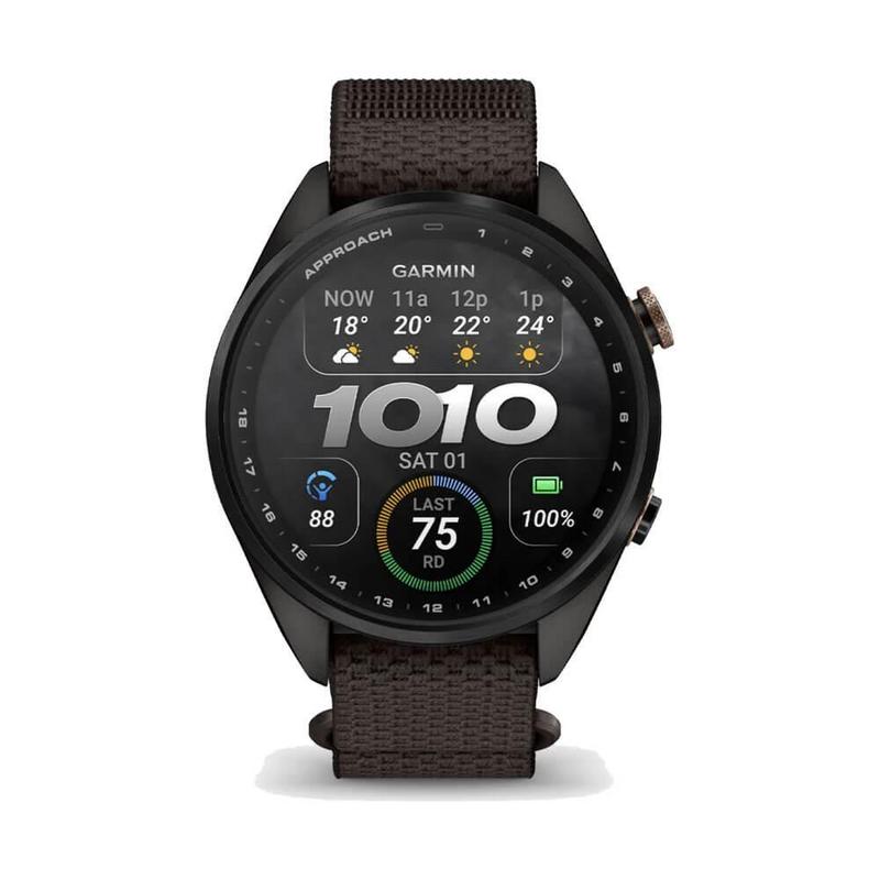 Garmin Approach S72 GPS Golf Smart Watch (43mm) - Carbon Gray/Heritage Bronze - main image