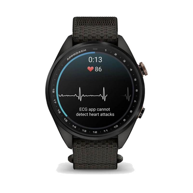 Garmin Approach S72 GPS Golf Smart Watch (43mm) - Carbon Gray/Heritage Bronze - main image