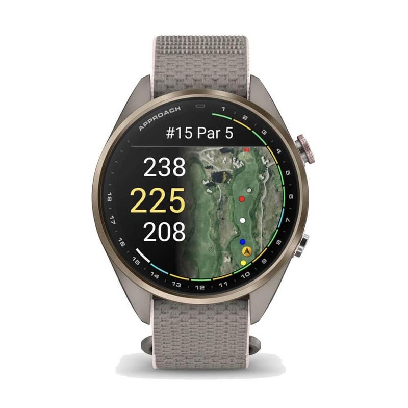 Garmin Approach S72 GPS Golf Smart Watch (43mm) - Soft Gold/Blush Pink - main image