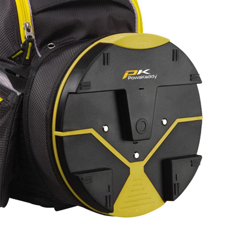 PowaKaddy X-Lite Edition Golf Trolley Bag - Black/Titanium/Yellow - main image