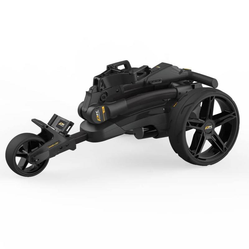 PowaKaddy FX1 Black Electric Golf Trolley 2024 - 18 Hole Lithium - main image