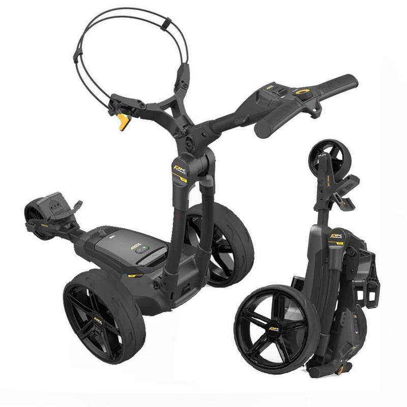 PowaKaddy FX1 Black Electric Golf Trolley 2024 - 18 Hole Lithium - main image