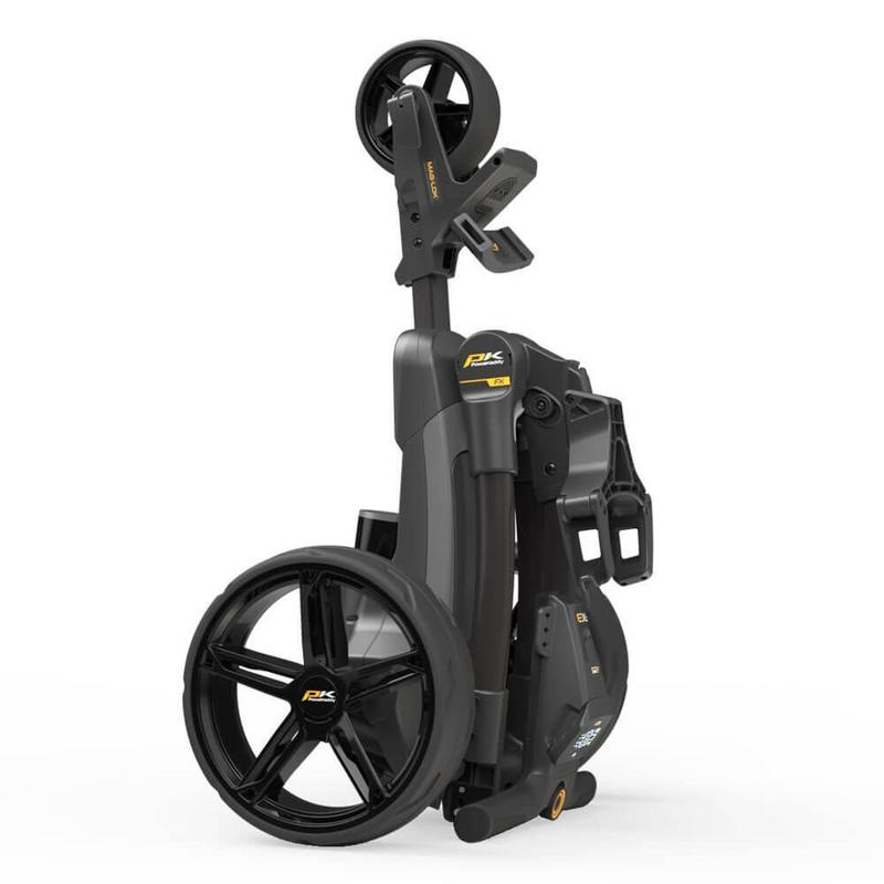 PowaKaddy FX3 EBS Black Electric Golf Trolley 2024 - Extended Lithium - main image