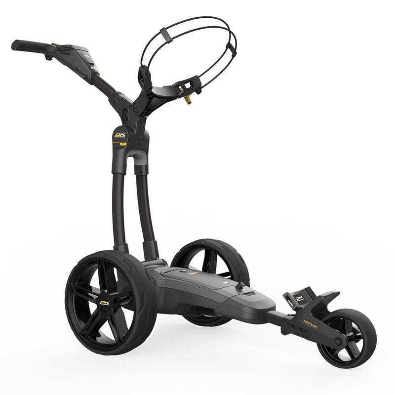 PowaKaddy FX3 Black Electric Golf Trolley 2024 - Extended Lithium - main image