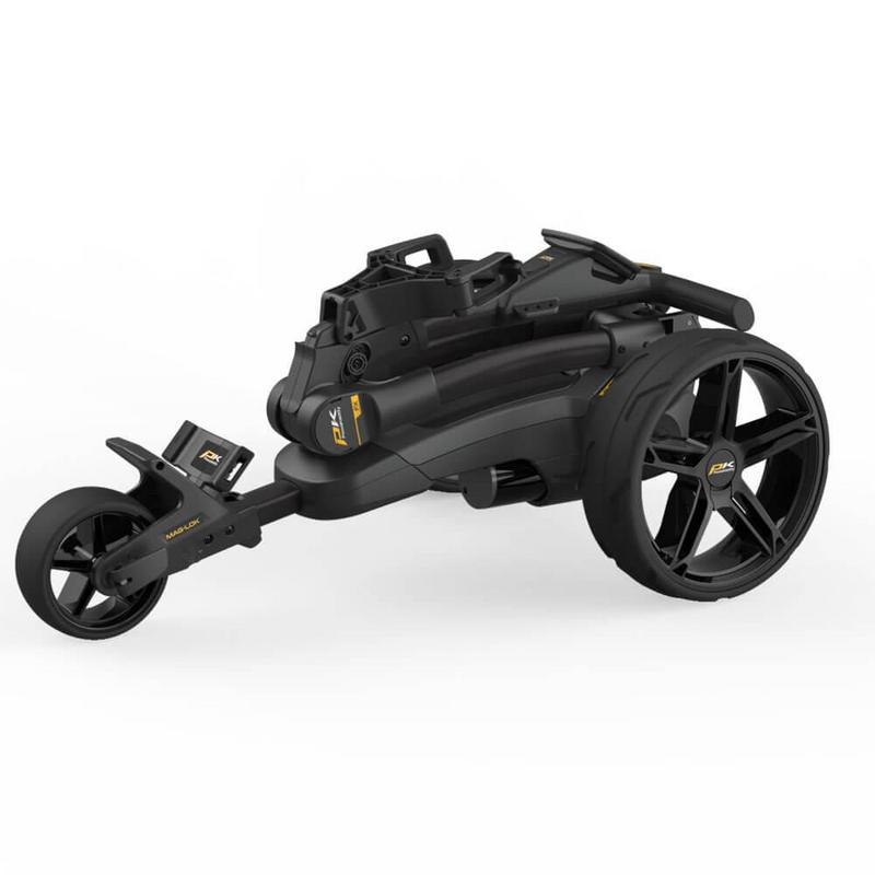 PowaKaddy FX5 Black Electric Golf Trolley 2024 - Extended Lithium - main image