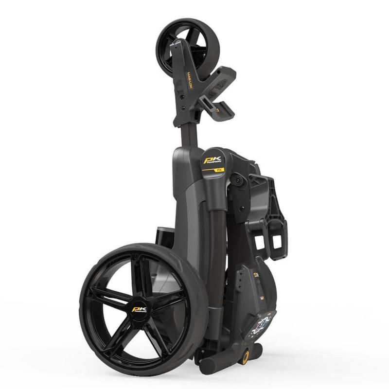 PowaKaddy FX5 Black Electric Golf Trolley 2024 - Extended Lithium - main image