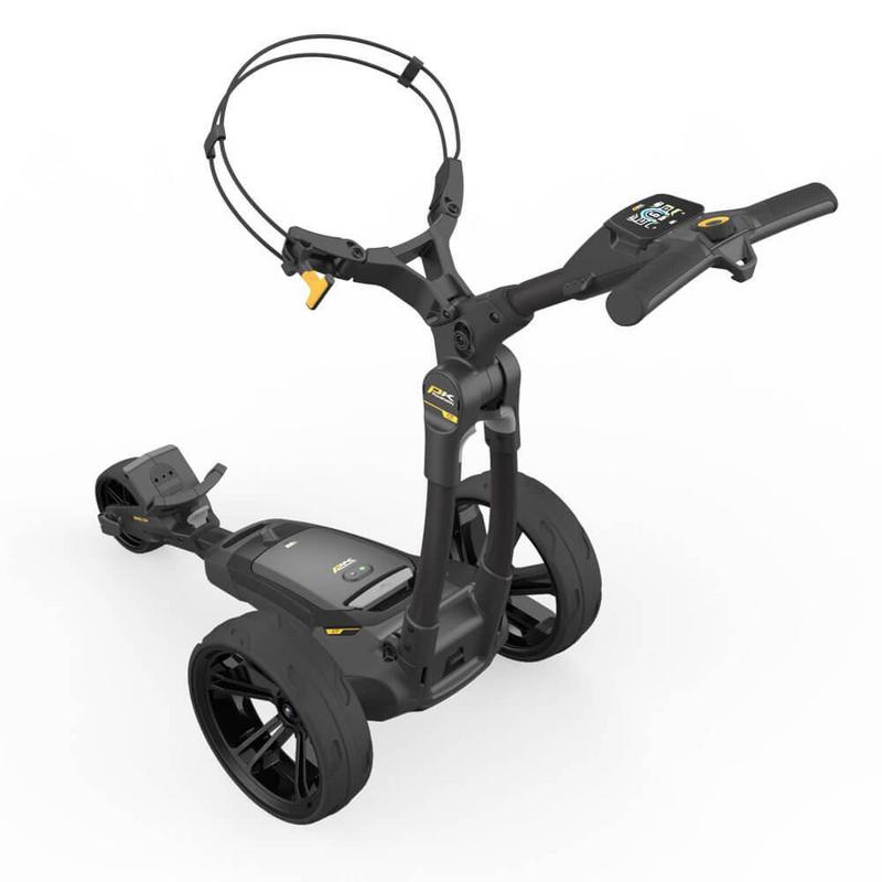 PowaKaddy CT6 Black Electric Golf Trolley 2024 - Extended Lithium - main image