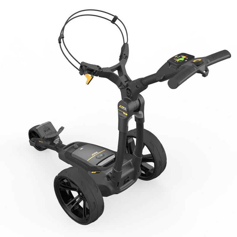 PowaKaddy CT6 GPS Black Electric Golf Trolley 2024 - 18 Hole Lithium - main image