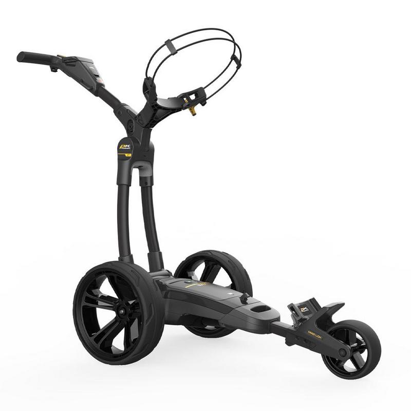 PowaKaddy CT6 GPS Black Electric Golf Trolley 2024 - 18 Hole Lithium - main image