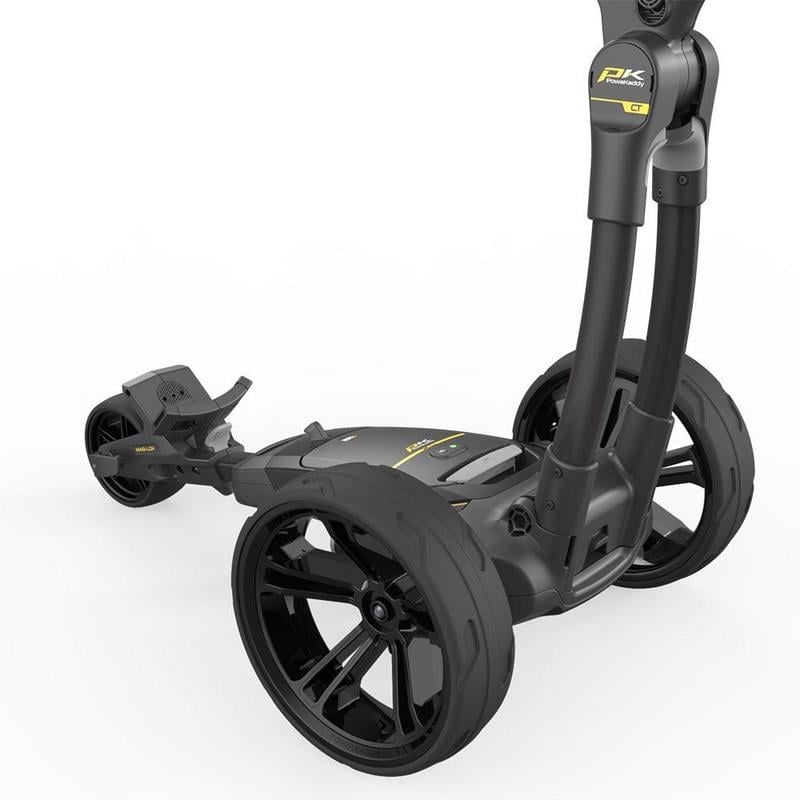 PowaKaddy CT6 GPS Black Electric Golf Trolley 2024 - Extended Lithium - main image