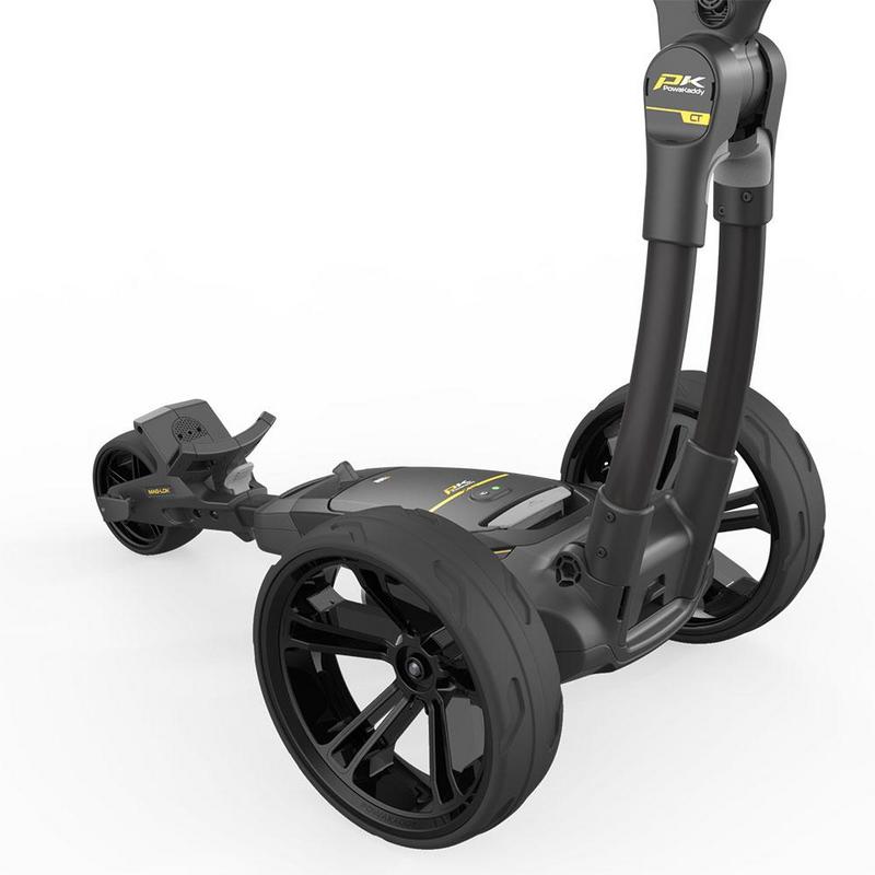 PowaKaddy CT6 GPS Black Electric Golf Trolley 2024 - 18 Hole Lithium - main image