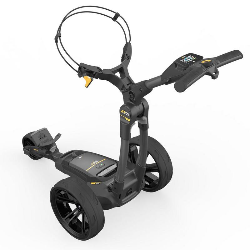 PowaKaddy CT6 EBS Gun Metal Electric Golf Trolley 2024 - Extended Lithium - main image