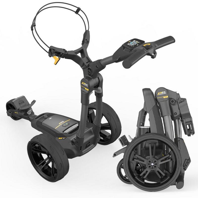 PowaKaddy CT6 EBS Gun Metal Electric Golf Trolley 2024 - 18 Hole Lithium - main image