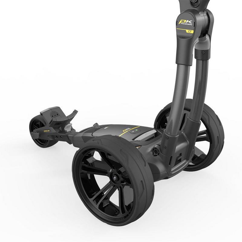 PowaKaddy CT6 EBS Gun Metal Electric Golf Trolley 2024 - Extended Lithium - main image