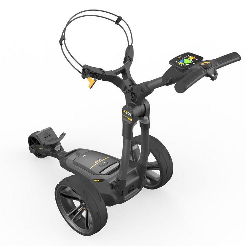 PowaKaddy CT8 GPS Gun Metal Electric Golf Trolley 2024 - Extended Lithium - main image