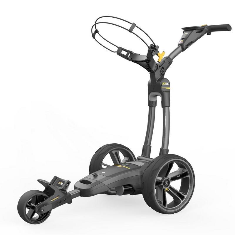 PowaKaddy CT8 GPS Gun Metal Electric Golf Trolley 2024 - Extended Lithium - main image