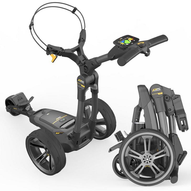 PowaKaddy CT8 GPS Gun Metal Electric Golf Trolley 2024 - 18 Hole Lithium - main image