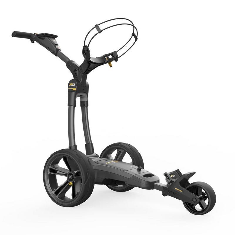 PowaKaddy CT8 GPS Gun Metal Electric Golf Trolley 2024 - Extended Lithium - main image