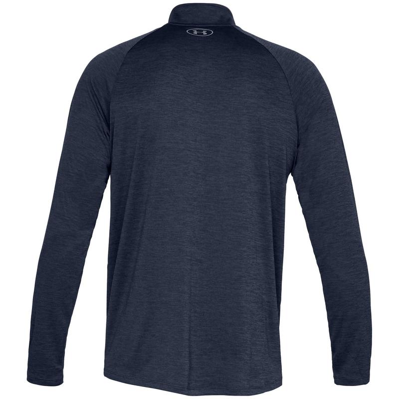 Under Armour Tech 2.0 Half Zip Long Sleeve Golf Top - Navy - main image