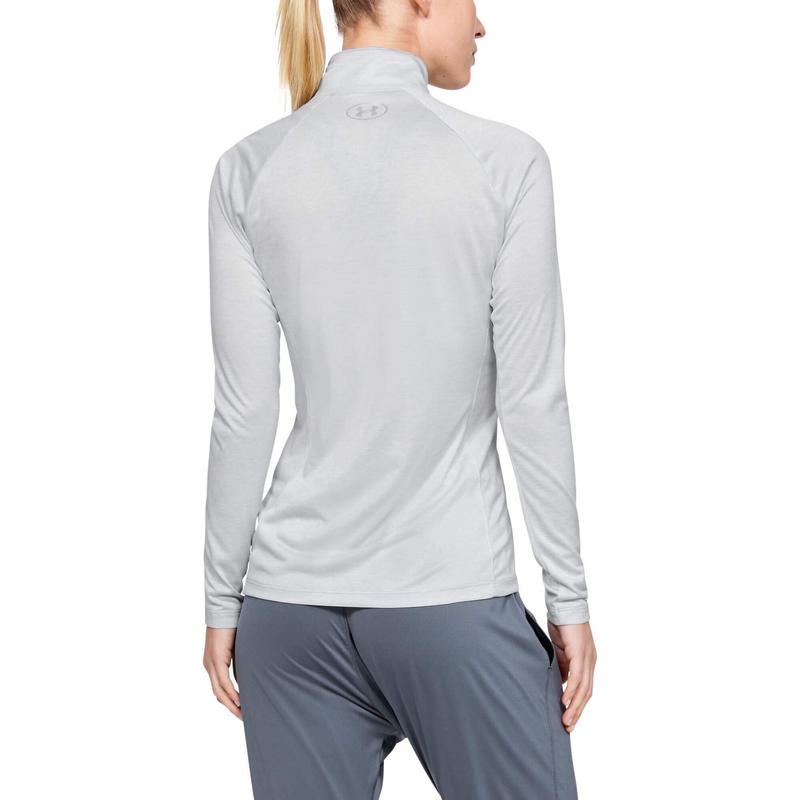 Under Armour Womens UA Tech Twist 1/2 Zip Golf Top - Grey - main image