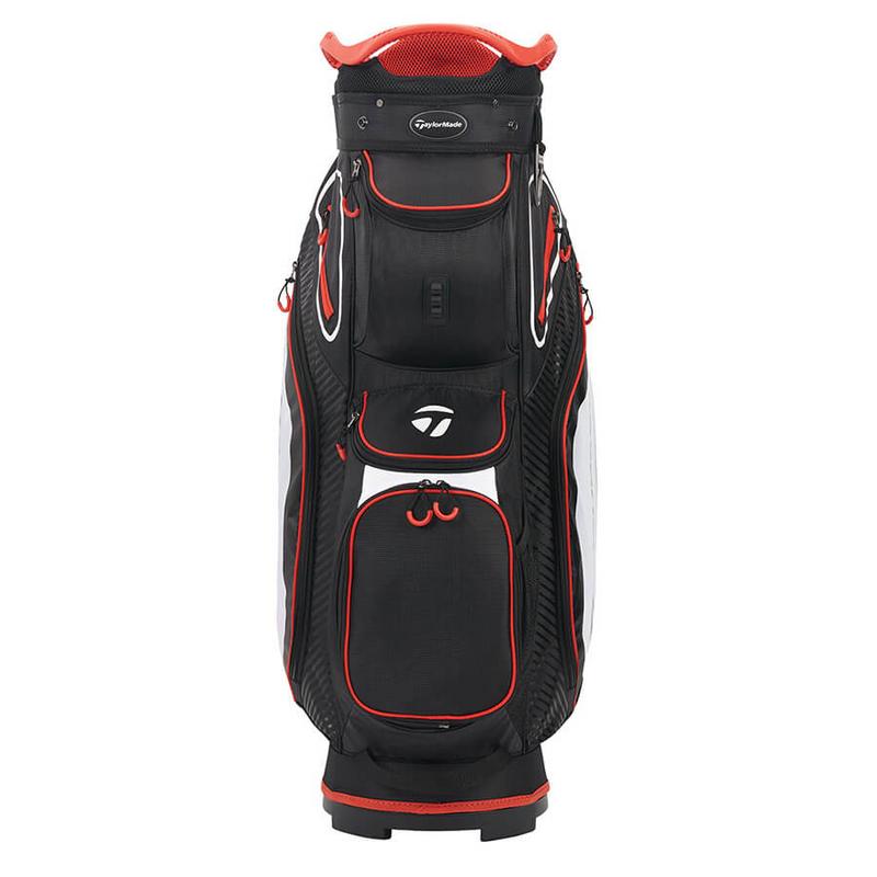 TaylorMade 8.0 Golf Cart Bag - Black/White/Red - main image