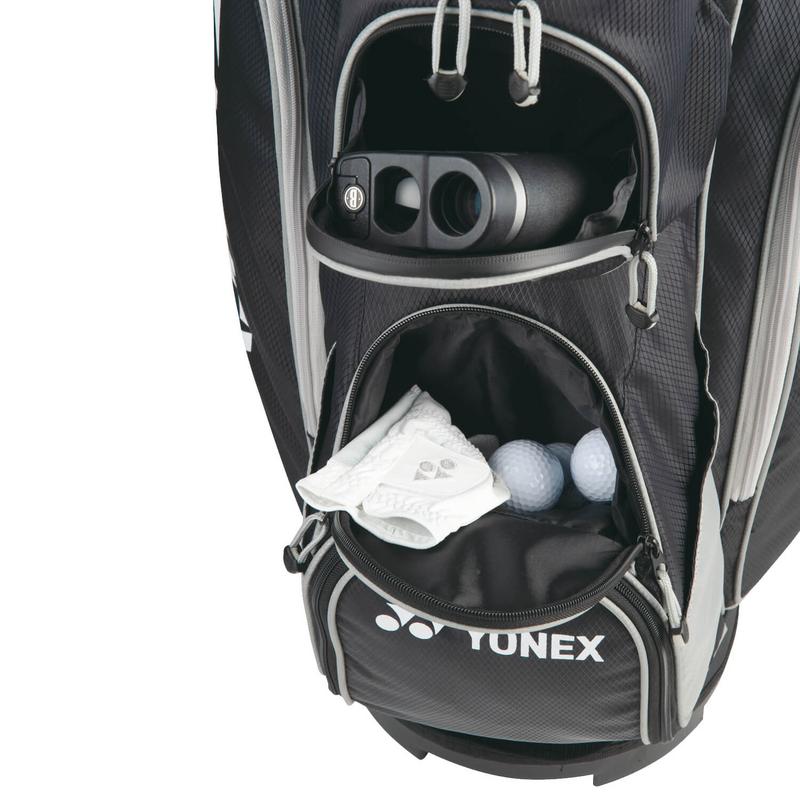 Yonex CB-9809 Golf Cart Bag - Black/Silver - main image