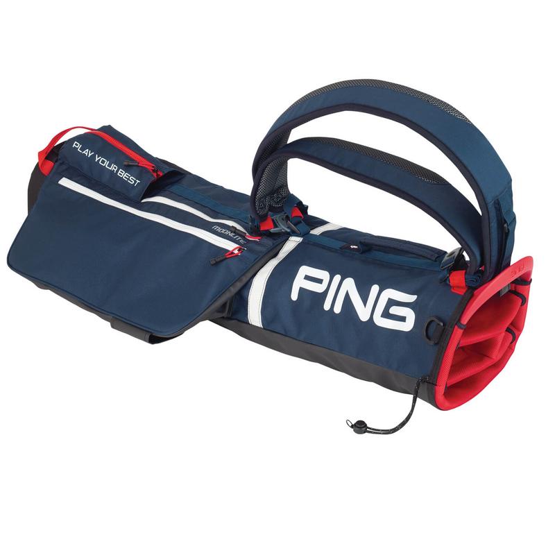 Ping Moonlite Carry Bag - Navy/Scarlett - main image