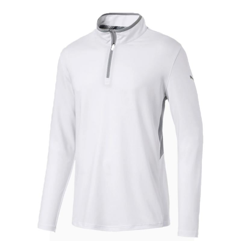 Puma Rotation 1/4 Zip Golf Sweater - White - main image