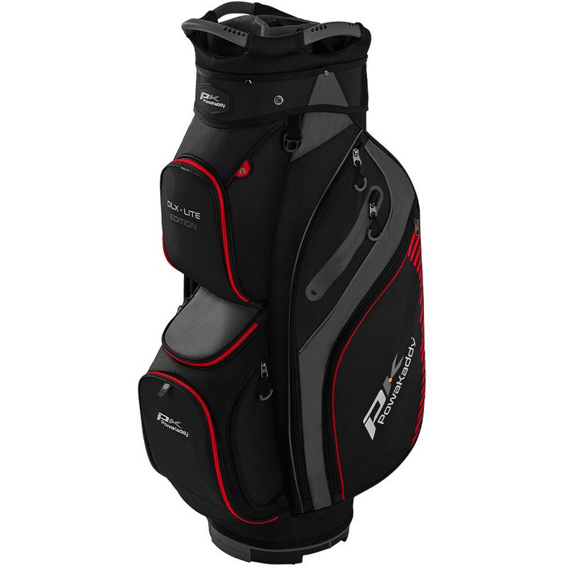 PowaKaddy DLX-Lite Trolley Bag - Black/Titanium/Red - main image