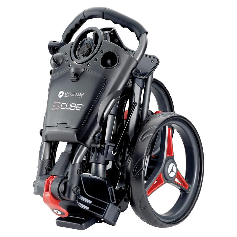 Motocaddy Cube Push Golf Trolley - Red - main image