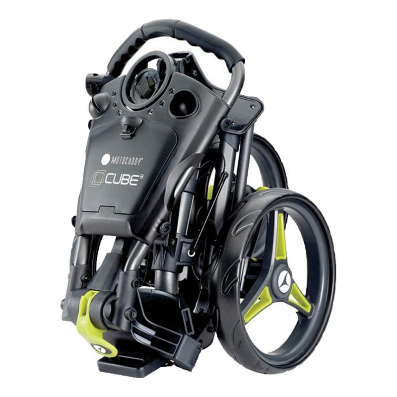 Motocaddy Cube Push Golf Trolley - Lime - main image