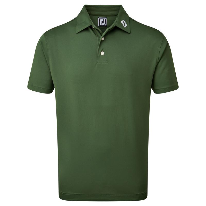 FootJoy Stretch Pique Solid Shirt - Athletic Olive - main image