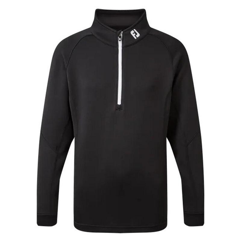 FootJoy Junior Chillout Pullover - Black - main image