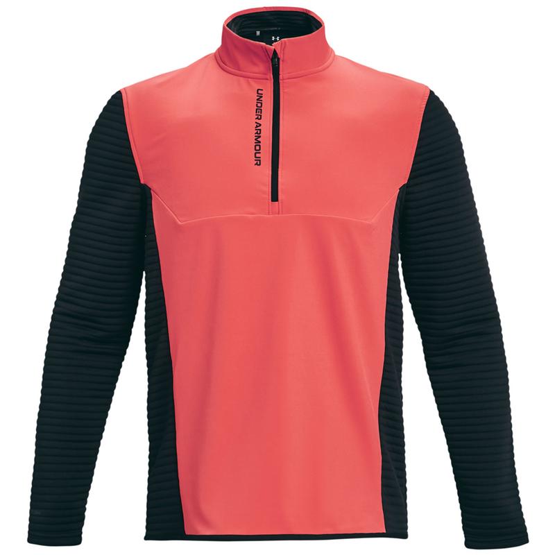 Under Armour Storm Evolution Daytona Half Zip Golf Sweater - Venom Red/Black - main image