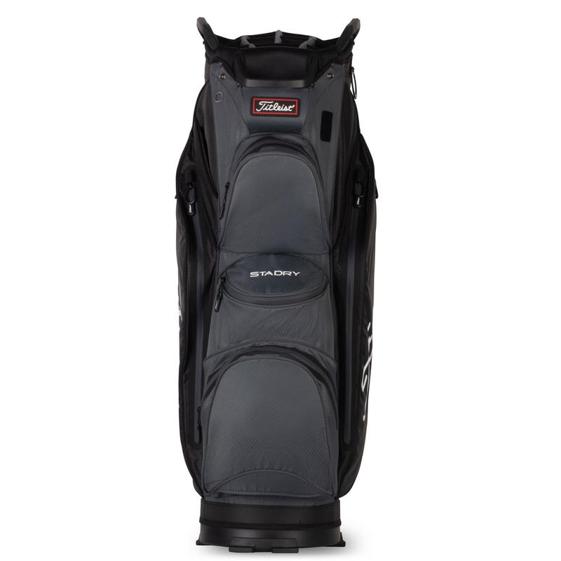 Titleist StaDry Waterproof 14 Way Golf Cart Bag - Black/Charcoal - main image